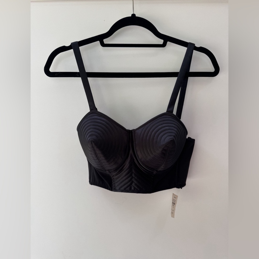 Jean Paul Gaultier Tattoo Iconic Satin Bra Top